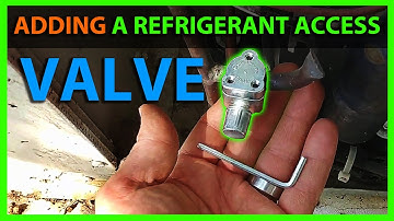 How To Install a Refrigerant Access Port Line Tap On an AC Unit