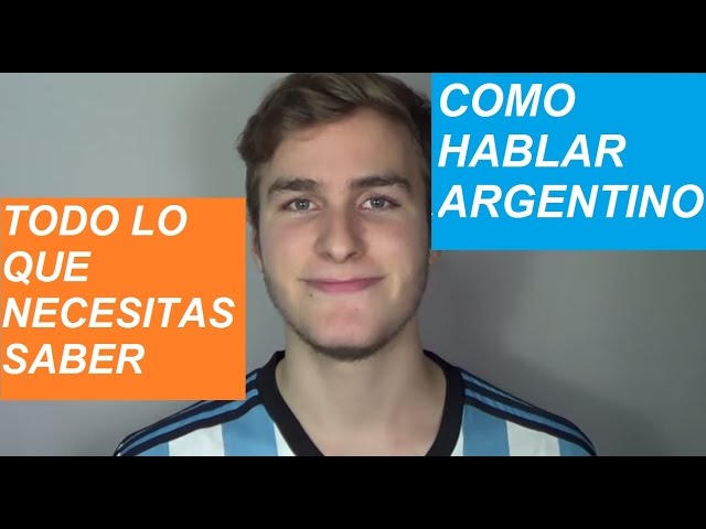Cómo hablar como un argentino / acento argentino (paso a paso) - YouTube