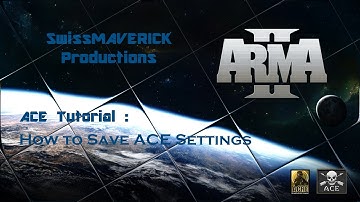 A.C.E. Tutorials - FAQ Ep.1 -  "How to save ACE Settings / ACE Clippy" [HD 720p]
