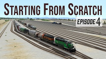 Starting From Scratch ep 4 - Run 8 Train Simulator Tutorial - Supply Trains & Hump Yards