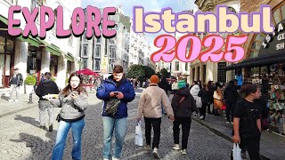 Explore Istanbul 2025 | Walk from Eminuno to Sultanahmat - Turkey walk Tour