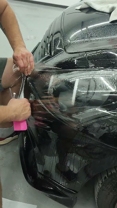 Защитная пленка на фары. - YouTube