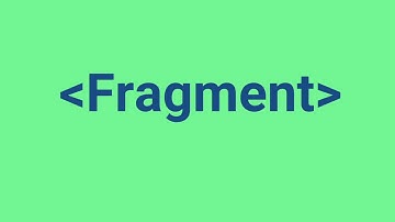 React101 - What is Fragment in React