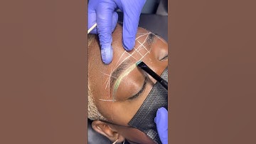 How pretty is this brow mapping paste 🥹🤍 #brows #browstylist #browtint #browmapping #beautyxbru