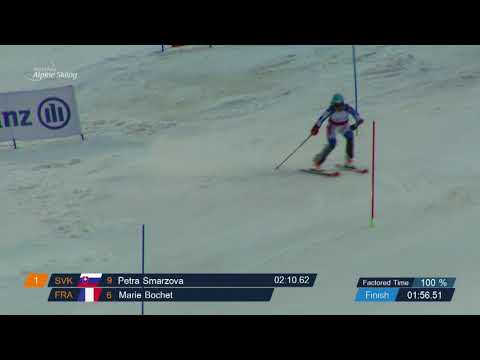 Marie Bochet | Women Slalom Standing 2 | World Para Alpine World Cup 2018 | Zagreb