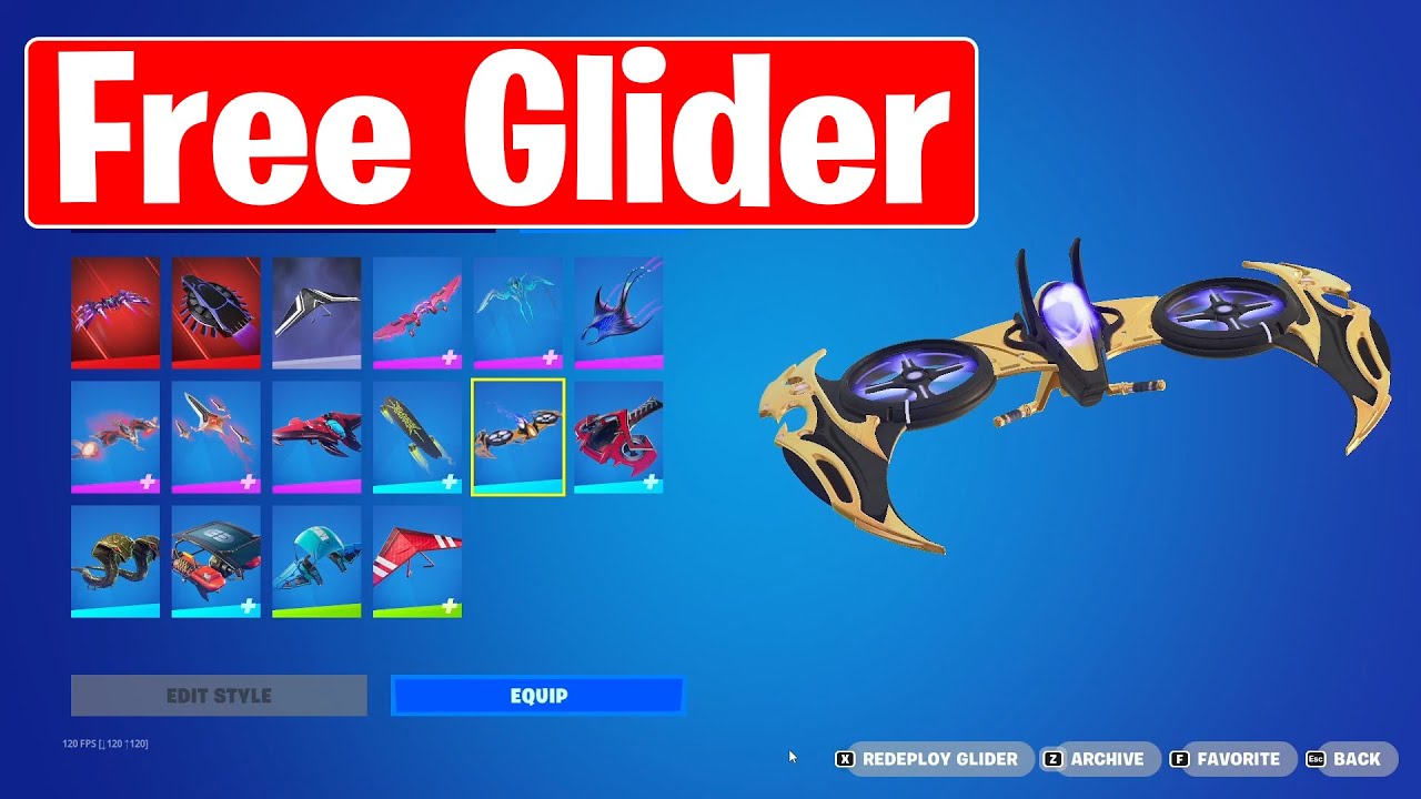 How To Get Free Skyblades Glider In Fortnite OG Season EASIEST METHOD YouTube