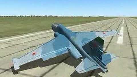 Su25T crash in Lock on