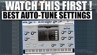How To Set Auto Tune 5 or Evo *BEST SETTINGS*: BEST AUTO-TUNE EVER : Antares Autotune Review