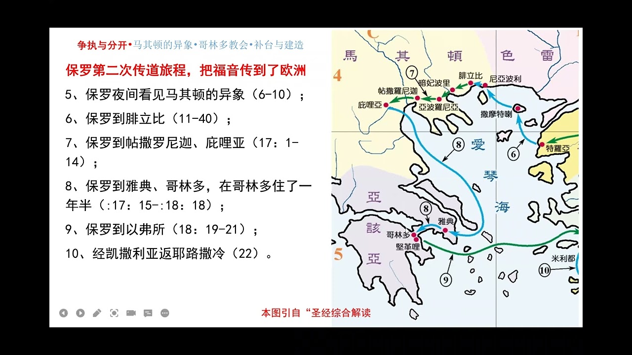 使徒行传5,保罗第二次宣教行程;以及教会见证在欧洲地区的扩展(15 18章) - YouTube