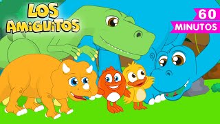 🦖💚 1 Hora Dinosaurios Canción Colección 💚🦖 | Los Amiguitos Canciones Infantiles