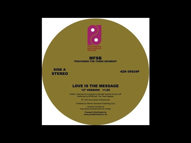 MFSB: LOVE IS THE MESSAGE [J*ski WBLS CRIB Extended Edit] class=