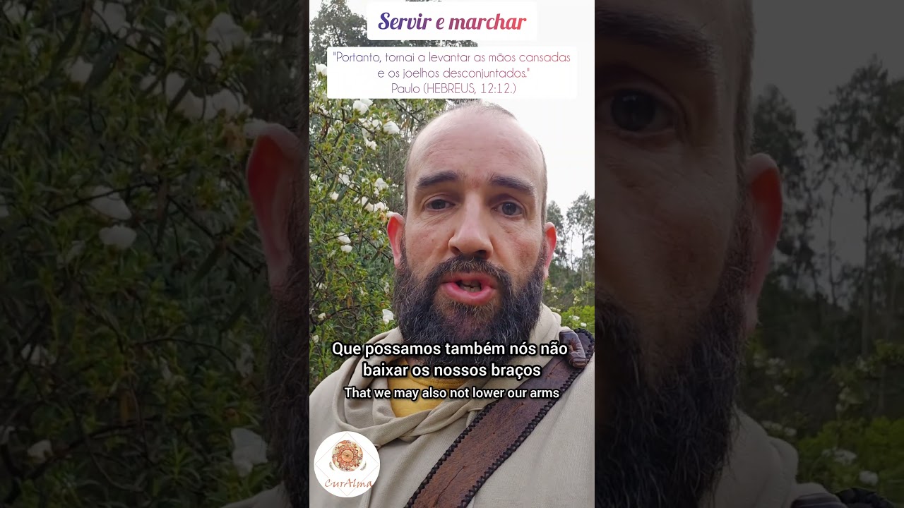 Servir e marchar #amor #compaixão #pazinterior #felicidade #fe