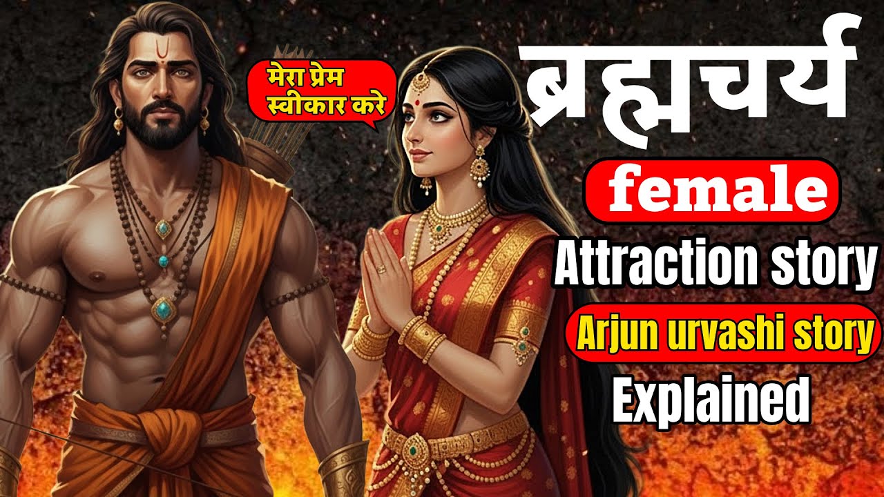 Brahmacharya Female Attraction Story explained | Arjun Urvashi story explained 