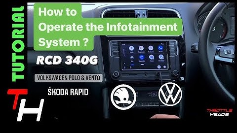 How to Operate the RCD 340G in the VW Polo/Vento/Skoda 2021 | TUTORIAL Episode-1b | TH