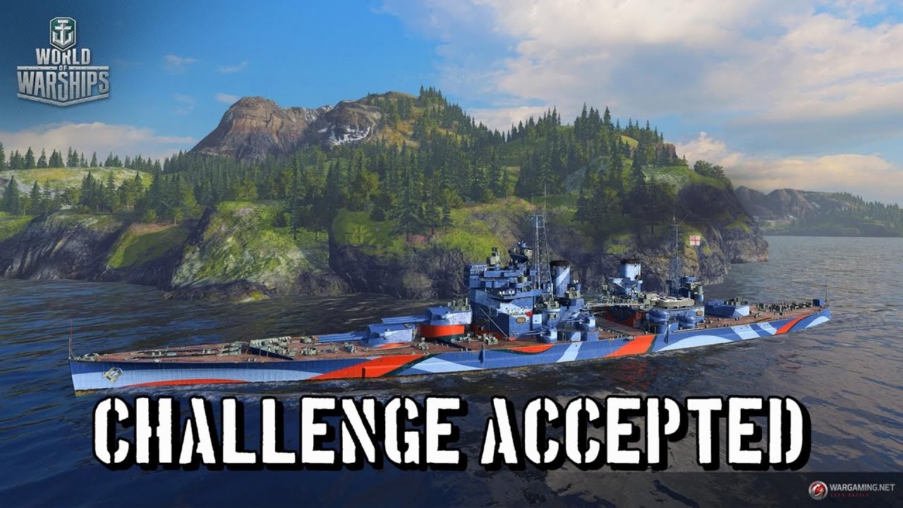 gaming logo World of Warships - Challenge Accepted