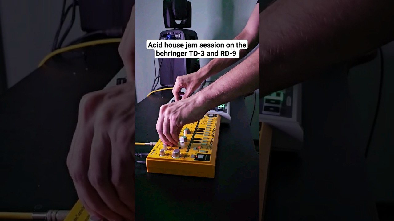 acid house jam session on the behringer TD-3 and RD-9 