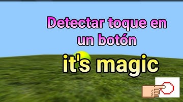 Detectar toque de un botón en it