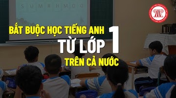 Từ 2025, triển khai học tiếng Anh bắt buộc từ lớp 1 trên cả nước | THƯ VIỆN PHÁP LUẬT