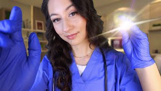 ASMR Detailed FULL BODY Medical Exam Roleplay 😴 Eye Exam, Ear Exam & Follow My Instructions