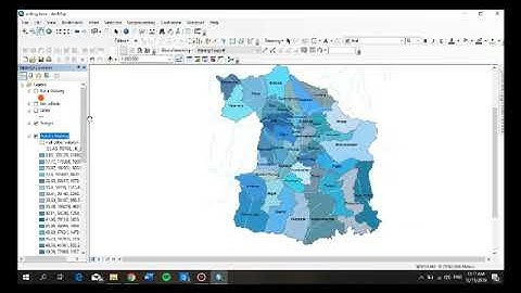 MANAJEMEN DATA ATRIBUT, VISUALISASI DAN LAYOUT PETA PADA ARCMAP 10.4