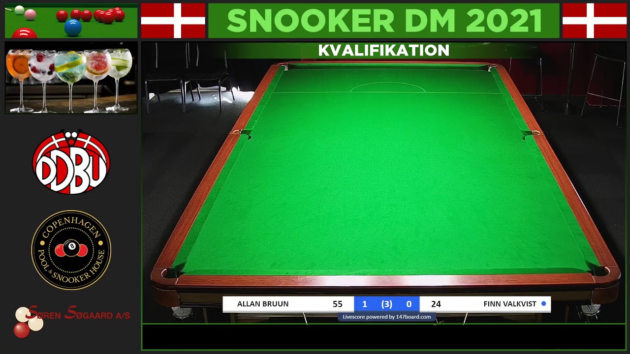 Livestream fra Copenhagen Pool Snooker House