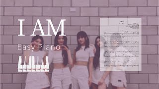 IVE (아이브, アイヴ) - I AM(아이엠) 쉬운 악보 피아노 커버(Piano Cover Easy Sheet)