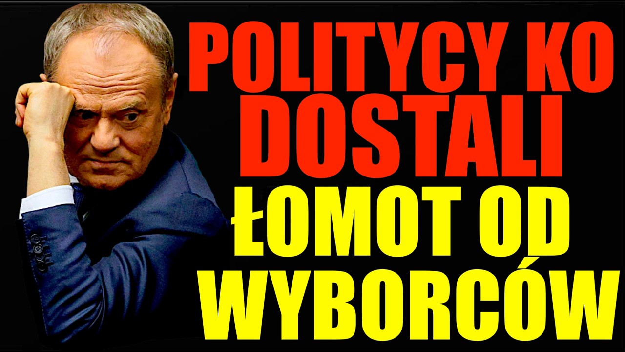 Premier Donald Tusk ma problem z wyborcami - spuścili łomot jego politykom i istny zimny prysznic