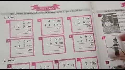 Std 2 Maths Ch 11 Measurement textbook Ex 5