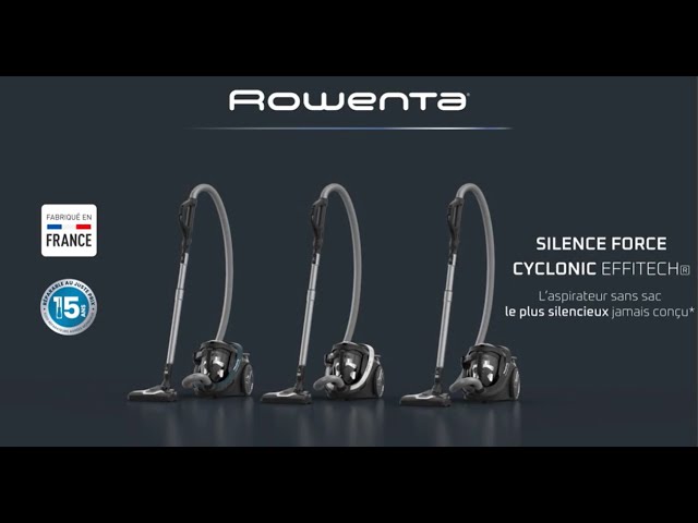 ROWENTA  Silence Force Cyclonic Effitech : combinaison exceptionnelle de  performance et de silence 