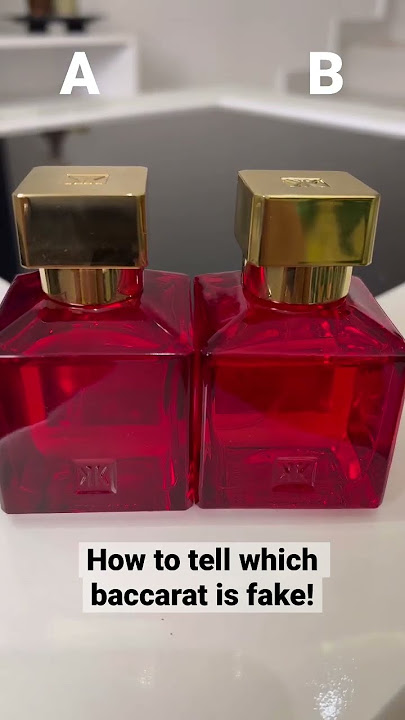 HOW TO TELL WHICH BACCARAT ROUGE 540 IS FAKE #fragranceshorts #baccaratrouge540