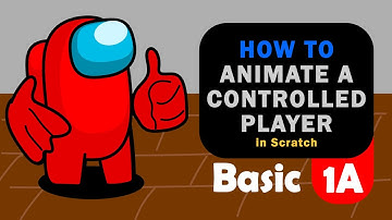 How to make a Among Us game in scratch 3.0 | Top Scrolling | Part 1A | Player Movement (BASIC)