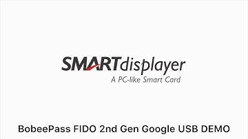 BobeePass FIDO 2nd Gen Google USB demo