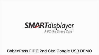BobeePass FIDO 2nd Gen Google USB demo screenshot 2