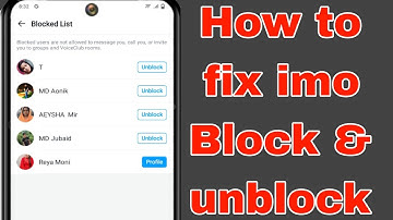 How to Block & Unblock imo Number in 2024 | New Update