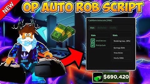 *NEW* Jailbreak Auto Rob Script Hack | Unlimited Money! [PASTEBIN]