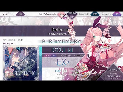 [Arcaea] Defection (Future 9+)理論値 10001141pts - YouTube