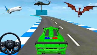 Police Car Stunts Gt Racing: Ramp Car Stunt - Impossible Car Stunt 3D Simulator - Android Gameplay screenshot 5