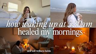 My Slow 5:30 am Morning Routine that Changed My Life 🌞 (healthy habits) screenshot 1