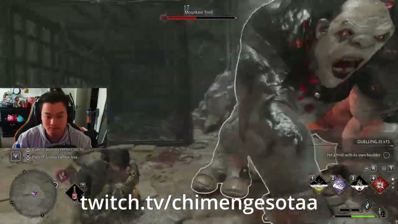 Mountain Troll Fight - Hogwarts Legacy