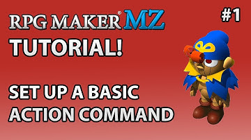 RPG Maker MZ Tutorial! How to Set Up a Basic Action Command