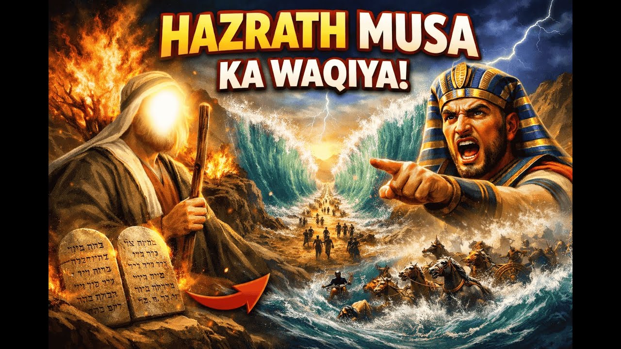 EASY,SHORT STORY OF MUSA AS! THE STORY OF MOSES