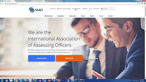 IAAO Online Course: How To Sign-In
