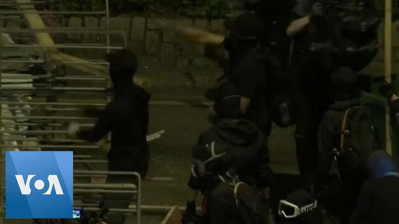 Hong Kong Mourning for Student Spirals Into Street Violence