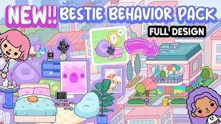 NEW UPDATE Bestie Behavior Pack in Rainbow House Full Design TOCA BOCA House Ideas | Toca Life World