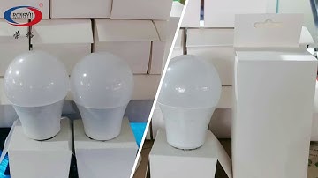 Fully automatic packaging line LED bulb automatic cartoning machine