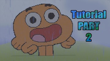 Minecraft Pixel Art Tutorial: How to make Darwin Watterson Part 2 (Amazing World Of Gumball)