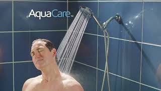 AquaCare High Pressure 8-mode Handheld Shower Head - Anti-clog Nozzles, Built-in Power Wash