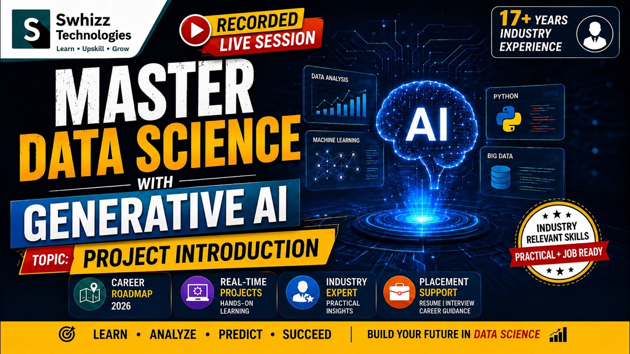 Launch Your AI-Powered Data Science Career: 2026 Roadmap Video Series