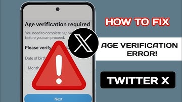 How To Fix Age Restriction (Age Verification ERROR) On Twitter (X) ||