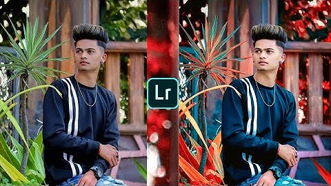 Lightroom dark and red effect photo editing tutorial | lightroom background colour change preset